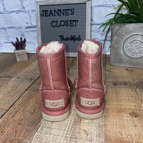 Ugg classic short II glitter boots