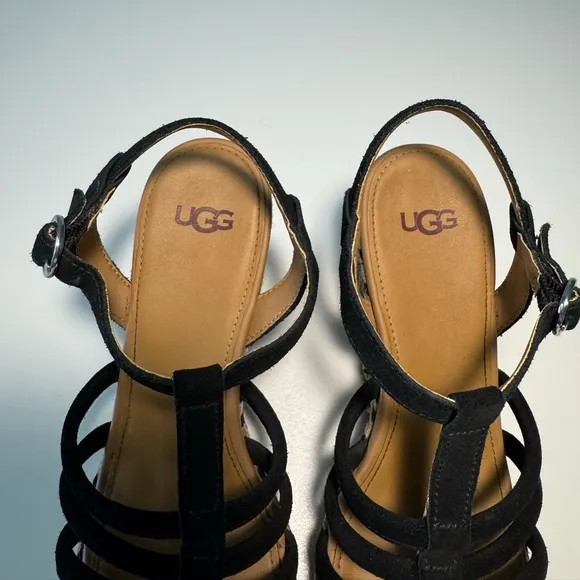 UGG® Cressida Suede Espadrille Wedge Sandals