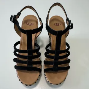 UGG® Cressida Suede Espadrille Wedge Sandals