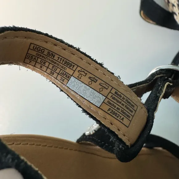 UGG® Cressida Suede Espadrille Wedge Sandals