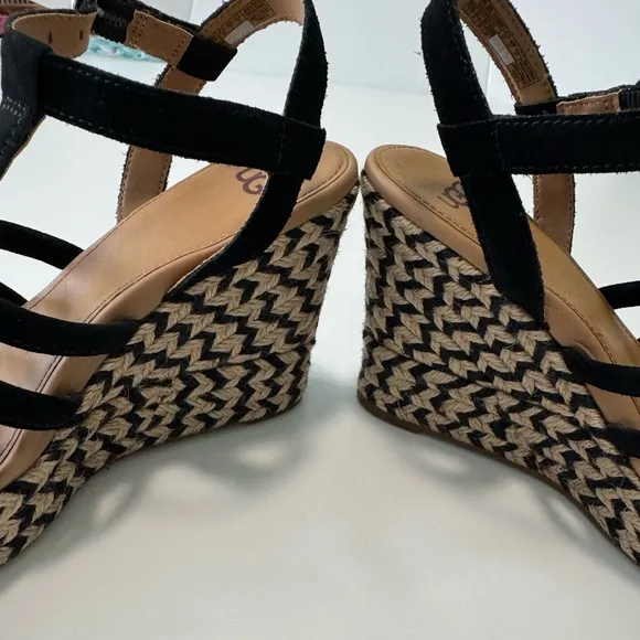UGG® Cressida Suede Espadrille Wedge Sandals
