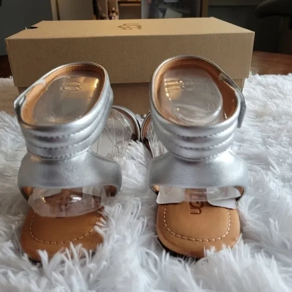 UGG Ethena Metallic Sandals