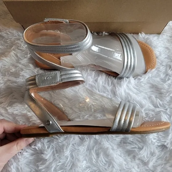 UGG Ethena Metallic Sandals