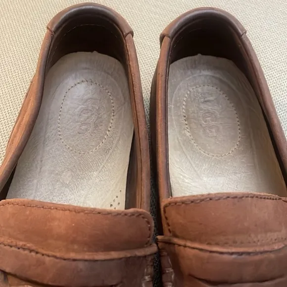 UGG Mens Brown Tan Suede Leather Loafers Size 8