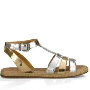 UGG Metallic Leather Gladiator Sandals Sz 9.5 NWOT