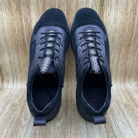 UGG Miwo Trainer Men's Size 12 Black Running Shoes Sneakers Vibram 1104970