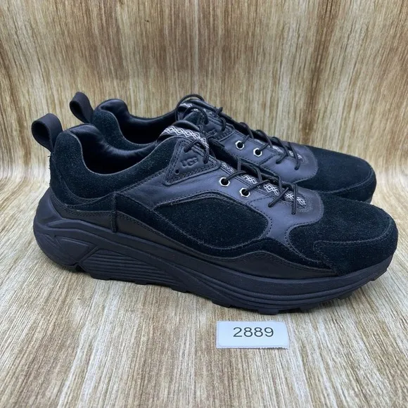 UGG Miwo Trainer Men's Size 12 Black Running Shoes Sneakers Vibram 1104970