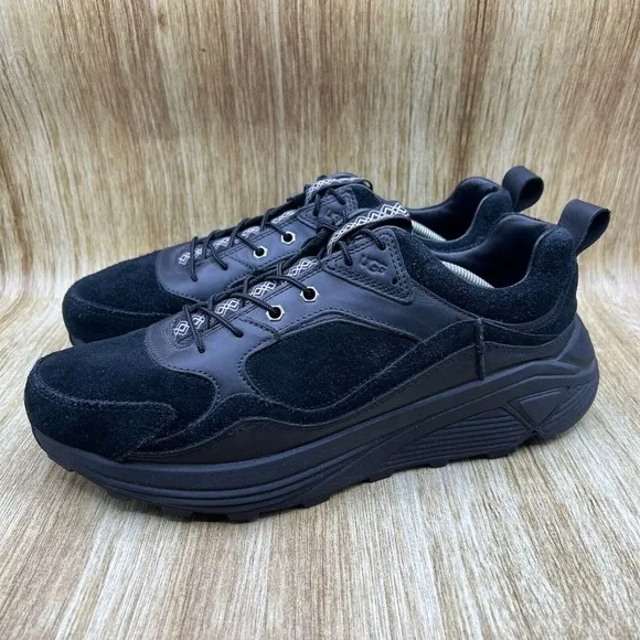 UGG Miwo Trainer Men's Size 12 Black Running Shoes Sneakers Vibram 1104970