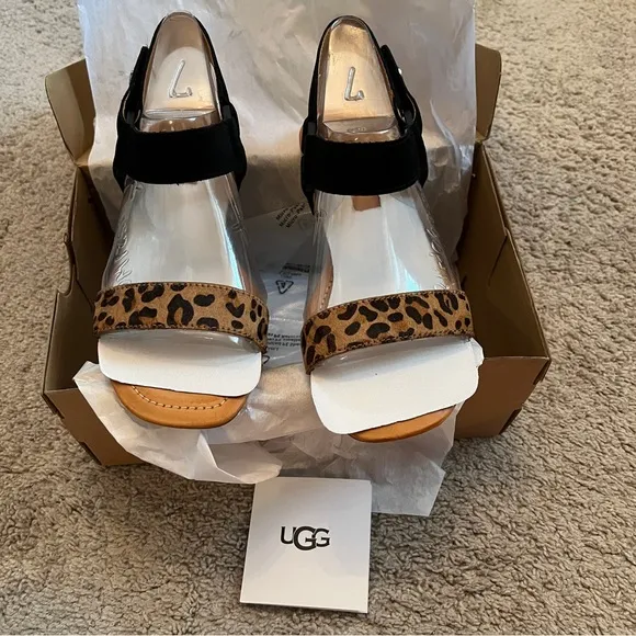 UGG Rynell Leopard Sandals