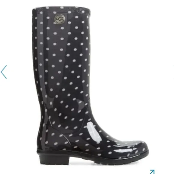 UGG Shaye Polka Dot Rubber Rain Boots