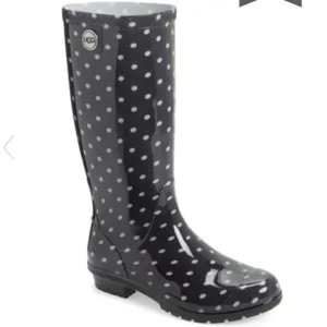 UGG Shaye Polka Dot Rubber Rain Boots