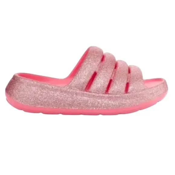 UGG Sport Yeah Pink Glitter Sandals