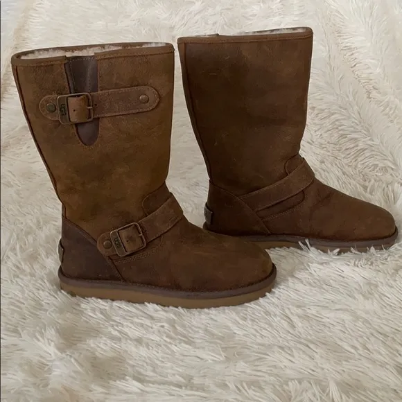 Ugg Sutter Brown Suede Leather Boots