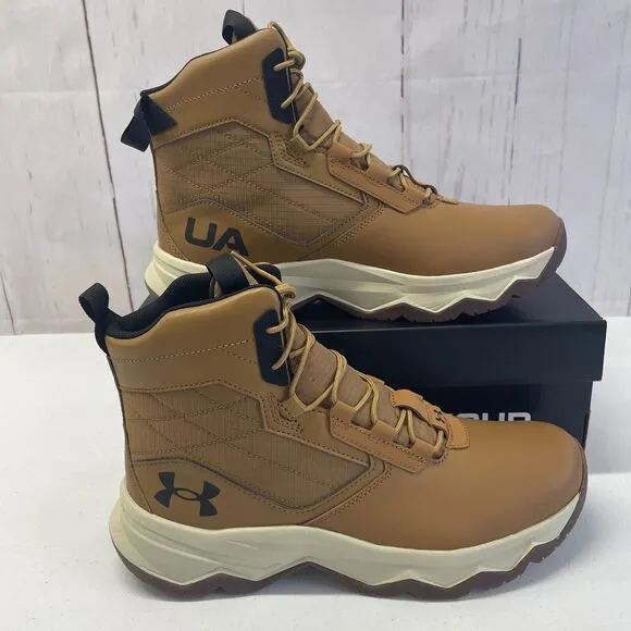 Under Armour Tactical Boots Mens Size 10 UA Stellar G2 6&quot; Hiking 3025578-200