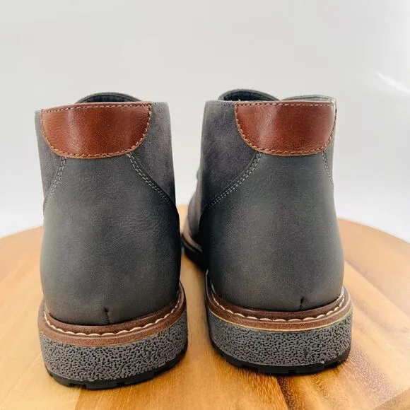 Vance Co. Orson Men’s Suede Chukka Boot In Dark Gray Size 10