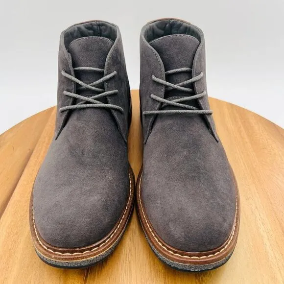 Vance Co. Orson Men’s Suede Chukka Boot In Dark Gray Size 10