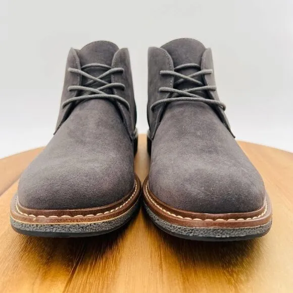 Vance Co. Orson Men’s Suede Chukka Boot In Dark Gray Size 10