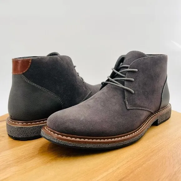 Vance Co. Orson Men’s Suede Chukka Boot In Dark Gray Size 10