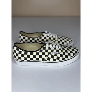 Vans Checkerboard Era UV Ink Sneakers‎ Men's Size 11 Canvas White Black