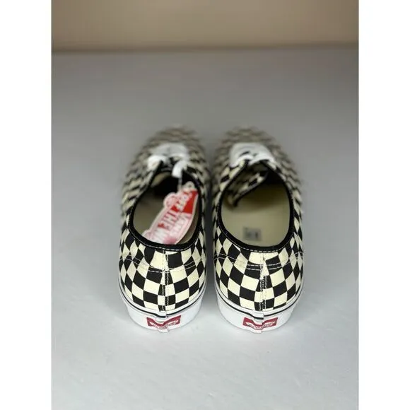 Vans Checkerboard Era UV Ink Sneakers‎ Men's Size 11 Canvas White Black