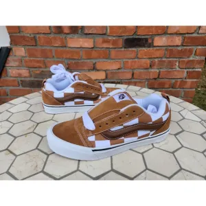 VANS Knu Skool OG 2023 MEN'S SNEAKERS Wheat Mega Check Brown Men's Size 13