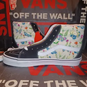 VANS Men's 4.5/ Women's 6 Sk8-Hi Butterfly Floral/Marshmallow VN0A5HXVUC0