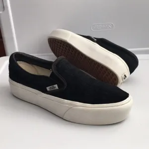 Vans off the wall leather croc suede loafers slip ons platforms