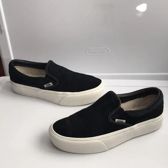 Vans off the wall leather croc suede loafers slip ons platforms