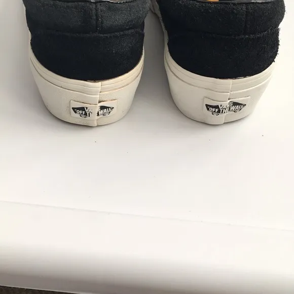 Vans off the wall leather croc suede loafers slip ons platforms