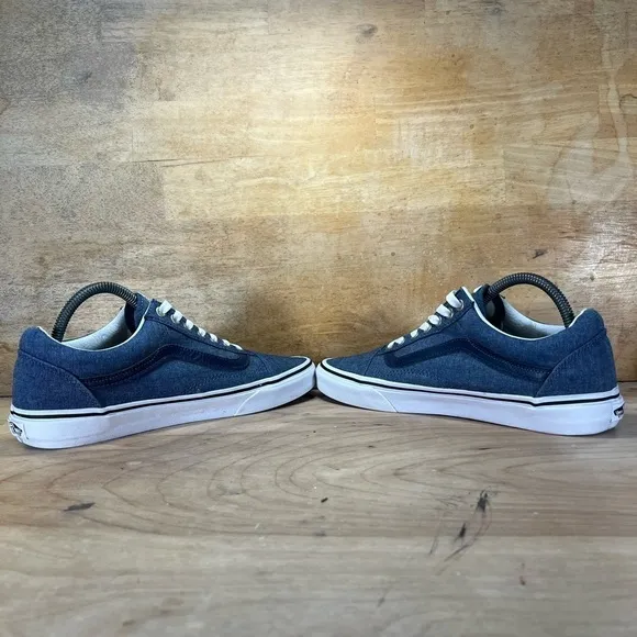 Vans Old Skool Low Mens Size 9 Shoes Sneakers Blue