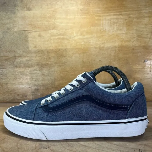 Vans Old Skool Low Mens Size 9 Shoes Sneakers Blue