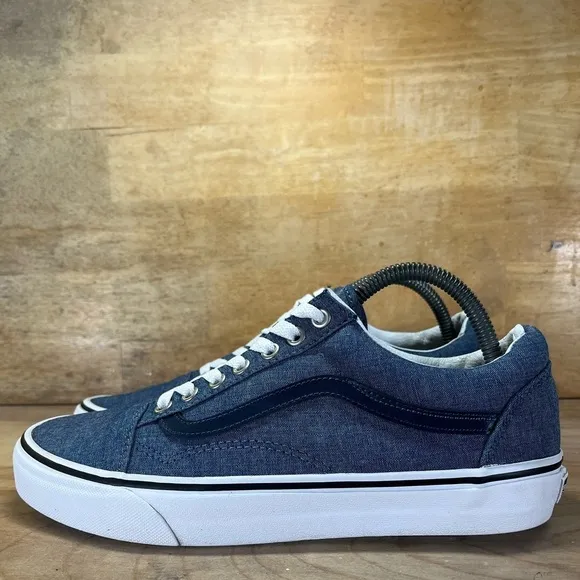 Vans Old Skool Low Womens Size 10.5 Shoes Sneakers Blue