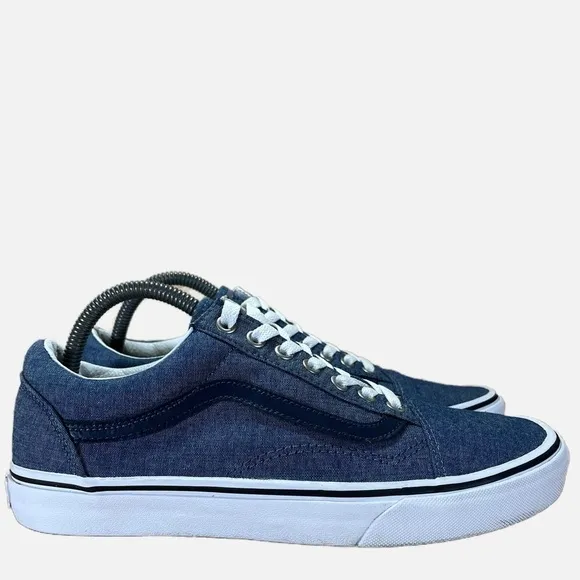 Vans Old Skool Low Womens Size 10.5 Shoes Sneakers Blue