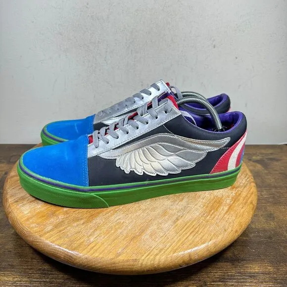 Vans Old Skool Marvel What The Avengers Men's Size 12 Shoe Sneakers Black Green‎