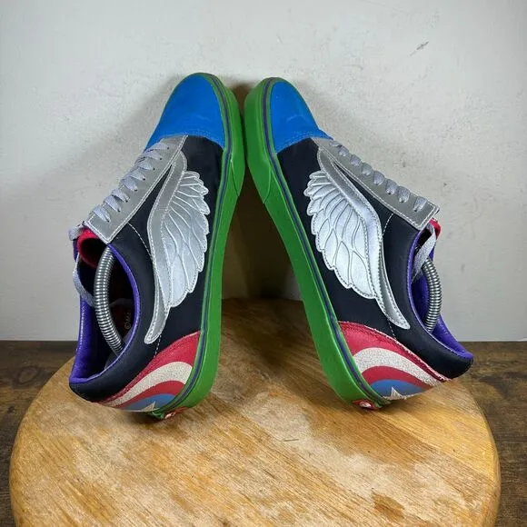 Vans Old Skool Marvel What The Avengers Men's Size 12 Shoe Sneakers Black Green‎