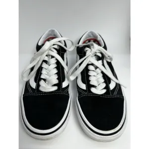 Vans Pop Cush Black Off The Wall‎ Skateboard Shoe Men’s Size 6.5 500714 EUC