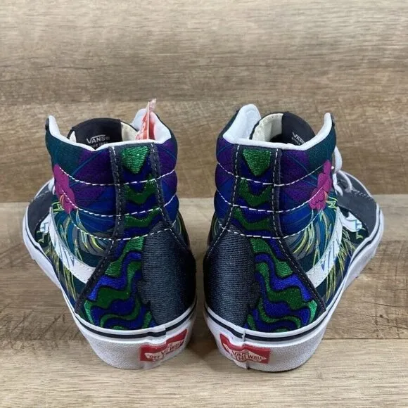 VANS SK8-Hi Brainworks Dark Navy Sneakers Shoes Women's Sz 8.5 Men's Sz 7 NEW