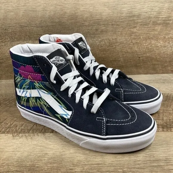 VANS SK8-Hi Brainworks Dark Navy Sneakers Shoes Women's Sz 8.5 Men's Sz 7 NEW