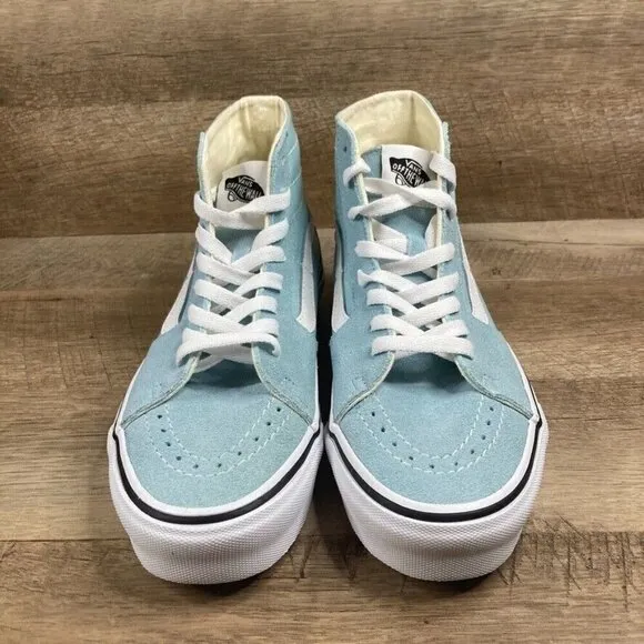 VANS Sk8 Hi Tapered Color Theory Canal Blue Shoes Sneakers Mens 7 Womens 8.5 NEW