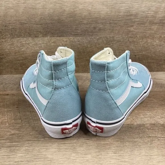 VANS Sk8 Hi Tapered Color Theory Canal Blue Shoes Sneakers Mens 7 Womens 8.5 NEW