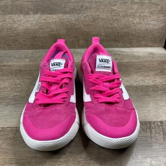 VANS UltraRange Exo Neon Pink Skate Shoes Sneakers Women's Size 5.5 NEW