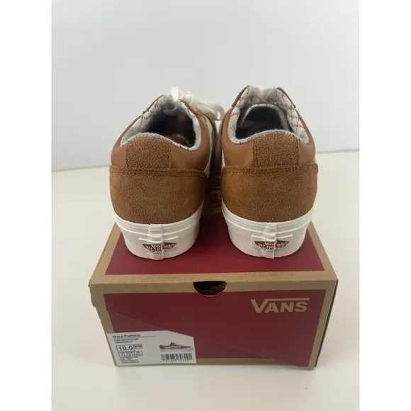 Vans Ward Platform Plaid Glazed Ginger New Women's Size 10 VN000D2RN1Z