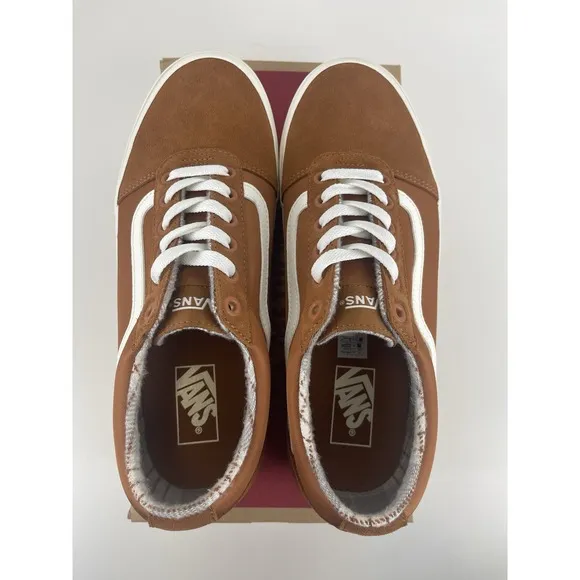 Vans Ward Platform Plaid Glazed Ginger New Women's Size 11 VN000D2RN1Z