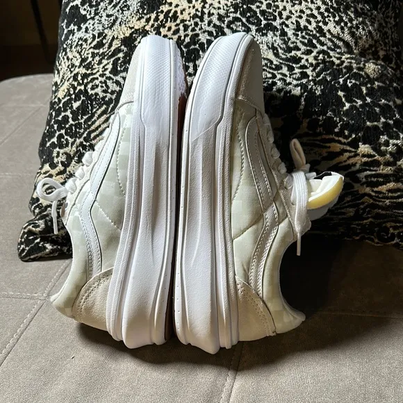 Vans White Classic Skate Sneakers