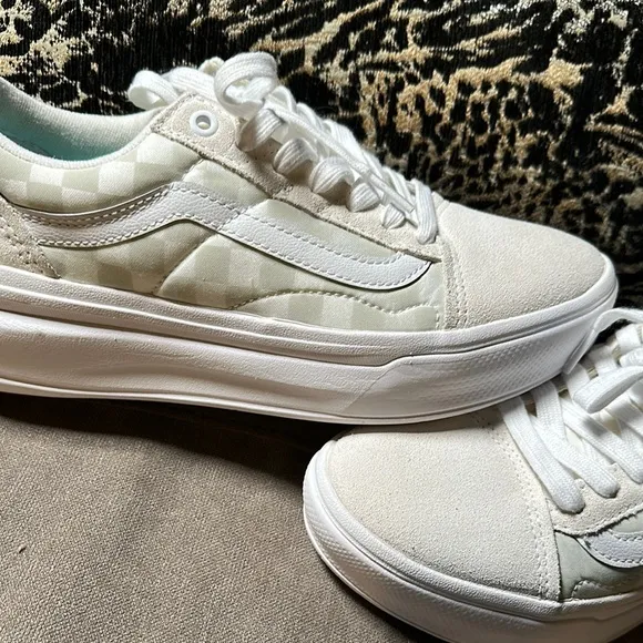 Vans White Classic Skate Sneakers
