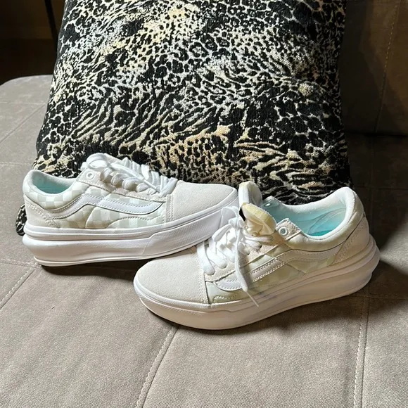 Vans White Classic Skate Sneakers