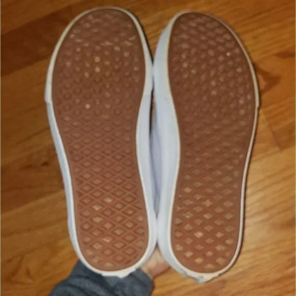 Vans purple leather sneakers