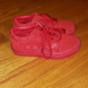 Vans red Checkerboard Sneakers