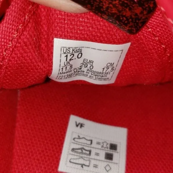 Vans red Checkerboard Sneakers