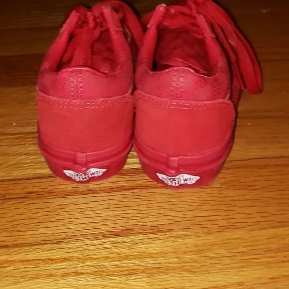 Vans red Checkerboard Sneakers